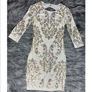 Gold Sequin Dress